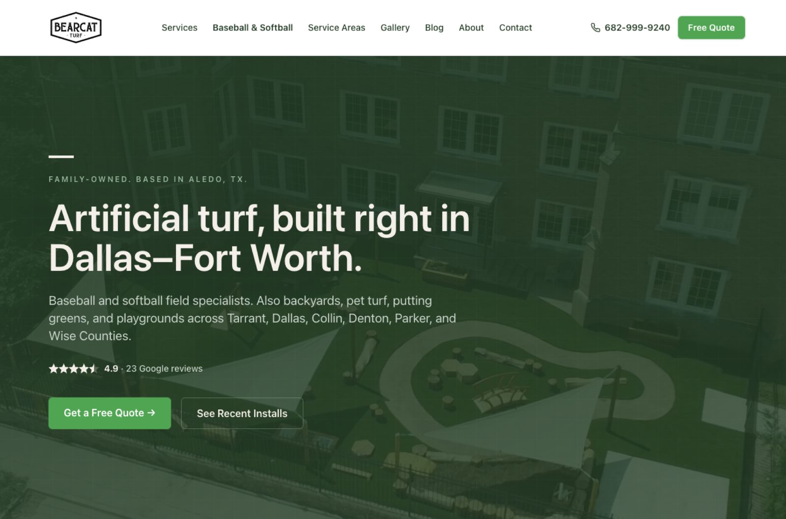Bearcat Turf — main screenshot