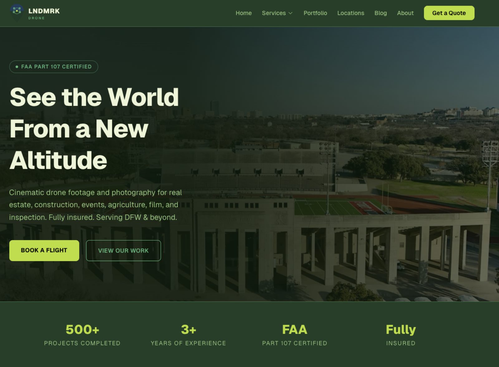 LNDMRK Drone — main screenshot